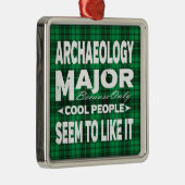 Archeology College Major Studenten Green Play Metalen Ornament (Rechts)