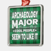 Archeology College Major Studenten Green Play Metalen Ornament (Links)