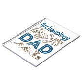 Archeology Dad Archeoloog Vaderdag Notitieboek (Linkerzijde)