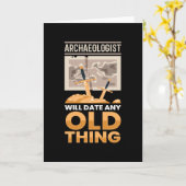 Archeology Date Old Ding Archeoloog Kaart (Gele Bloem)