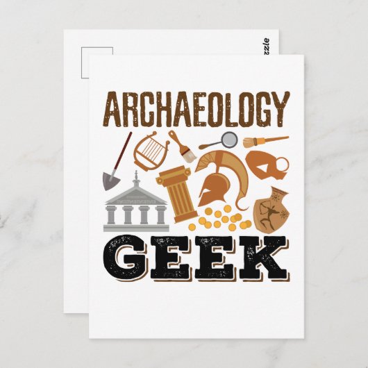 Archeology Geek Archeoloog Student Lover Briefkaart (Voorkant / Achterkant)