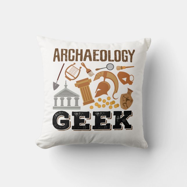 Archeology Geek Archeoloog Student Lover Kussen (Voorkant)