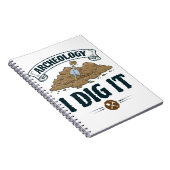 Archeology I Dig it Archeology Archaeoloog Notitieboek (Rechterzijde)