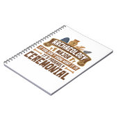 Archeology Major Student Funny Ceremonial Notitieboek (Linkerzijde)