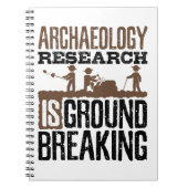 Archeology Research is baanbrekend Notitieboek (Voorkant)