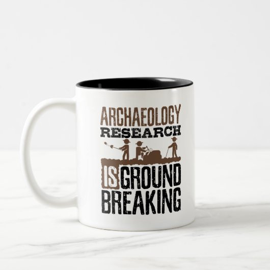 Archeology Research is baanbrekend Tweekleurige Koffiemok (Links)