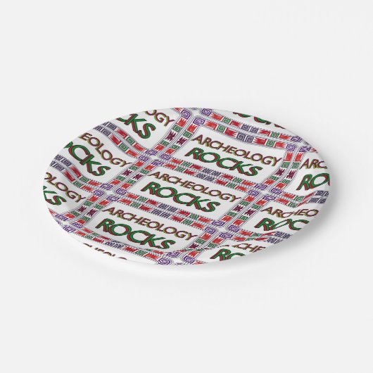 Archeology Rocks Papieren Bordje (Gekanteld)