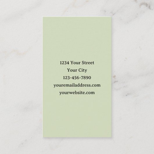 Archeology Skeleton Bones Visitekaartje (Achterkant)