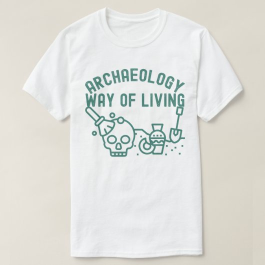 Archeology - Way of Living, Archeology Gezegde T-shirt (Design voorkant)