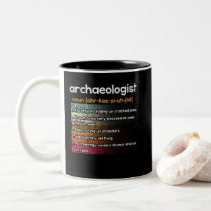 Archeoloog Archeology Definition Tweekleurige Koffiemok