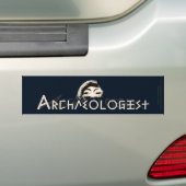 Archeoloog Bumpersticker (Op auto)