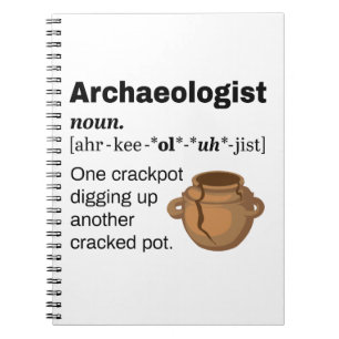 Archeoloog Definition Crackpot Notitieboek