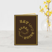 Archeoloog eet vuil drink koffie slaap nooit kaart (Gele Bloem)