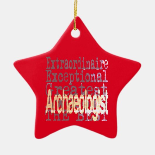 Archeoloog Extraordinaire Keramisch Ornament (Voorkant)
