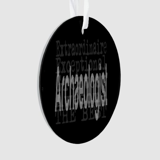 Archeoloog Extraordinaire Ornament (voorkant)
