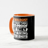 Archeoloog Ik probeer dingen idiot-proof te maken  Mok (Voorkant links)