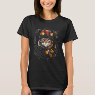 Archeoloog Kat Kerst Werknemer T-shirt