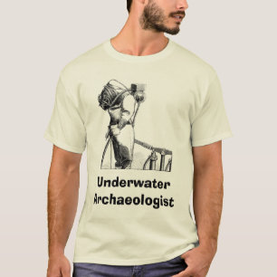 Archeoloog onderwater t-shirt
