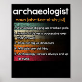 Archeoloog Poster (Voorkant)