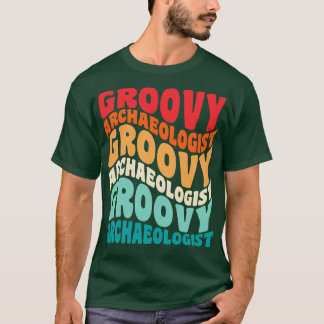 Archeoloog  Retro 60s 70s 80s Vibes T-shirt