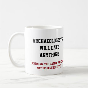 "Archeoloog zal alles dateren" Koffiemok