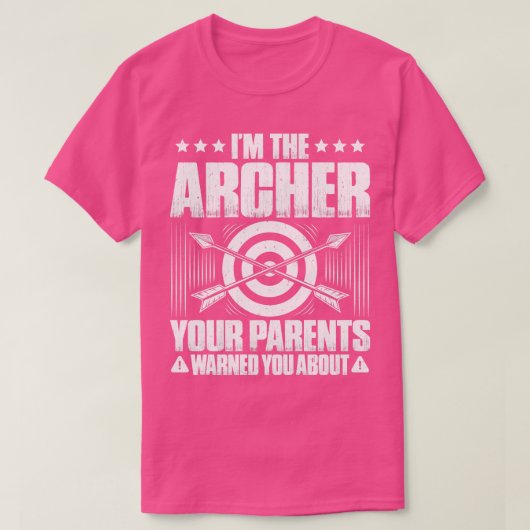 Archer Archery Bow Hunting Bowman Arrow Bow Hunter T-shirt (Design voorkant)