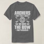 Archer Archery Bow Hunting Bowman Arrow Bow Hunter T-shirt (Design voorkant)