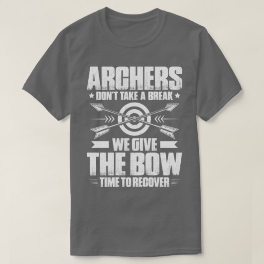 Archer Archery Bow Hunting Bowman Arrow Bow Hunter T-shirt (Design voorkant)