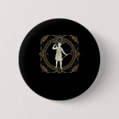 Archer Archery Bowman Bow Arrow Bow Gift Ronde Button 5,7 Cm (Voorkant)