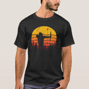Archer Archery Retro Gifts Mannen Vrouwen Bow H T-shirt