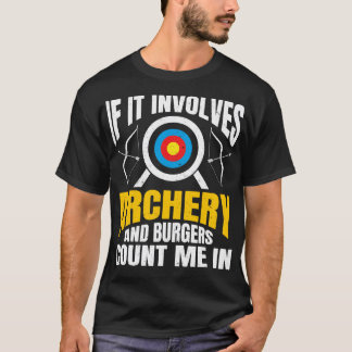 Archer Arrow Bow-jacht Sport Gift Archery (6) T-shirt