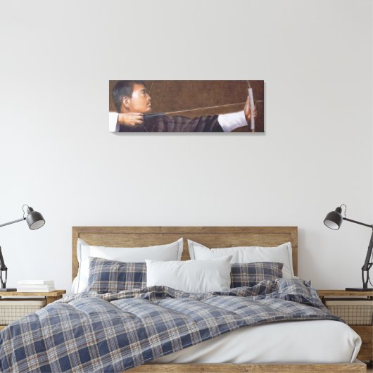 Archer Bhutan Canvas Afdruk (Insitu (Slaapkamer))
