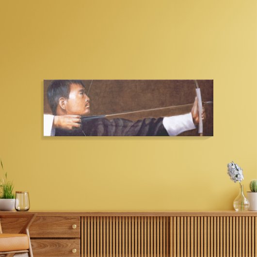 Archer Bhutan Canvas Afdruk (Insitu (Woonkamer))