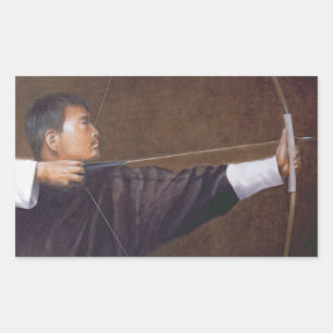 Archer Bhutan Rechthoekige Sticker