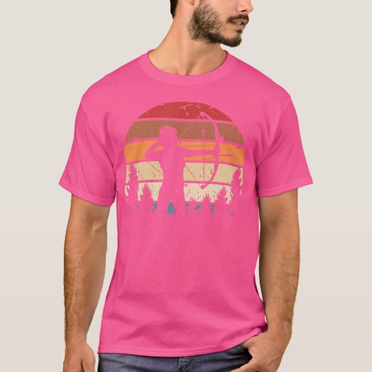 Archer Bow en Arrow boogschieten T-shirt (Voorkant)