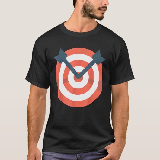 Archer Bow Shooting Funny Archery Target Idee T-shirt (Voorkant)