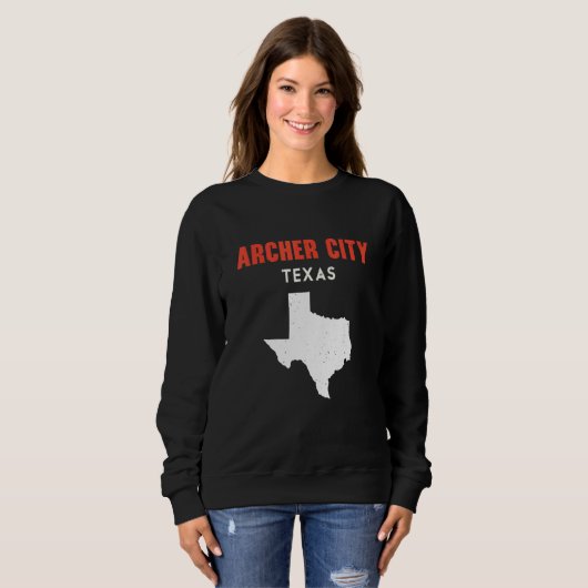 Archer City Texas USA State America Travel Texas Trui (Voorkant volledig)
