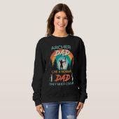Archer Dad Normal Dad only Cooler Archery Trui (Voorkant volledig)