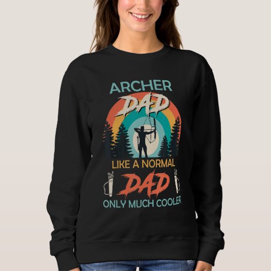 Archer Dad Normal Dad only Cooler Archery Trui (Voorkant)