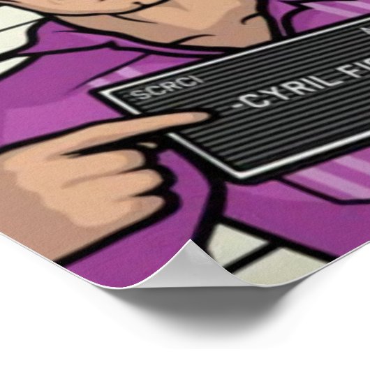 Archer doet alsof hij cyril Figgis Archer Partyi i Poster (Hoek)