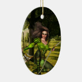 Archer Elf Keramisch Ornament (Rechts)