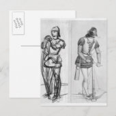 Archer en crossbowman briefkaart (Voorkant / Achterkant)