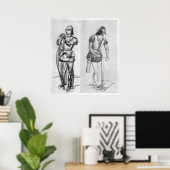 Archer en crossbowman poster (Thuiskantoor)