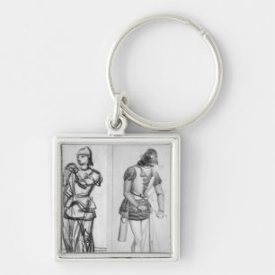 Archer en crossbowman sleutelhanger