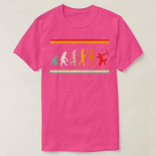 Archer Evolution RetroArrow Bow Archery 1 T-shirt (Design voorkant)