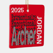 Archer Extraordinaire CUSTOM Keramisch Ornament (Rechts)