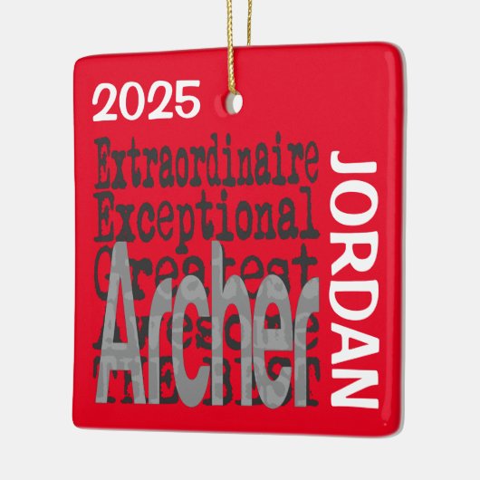 Archer Extraordinaire CUSTOM Keramisch Ornament (Links)