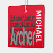 Archer Extraordinaire CUSTOM Keramisch Ornament (Links)