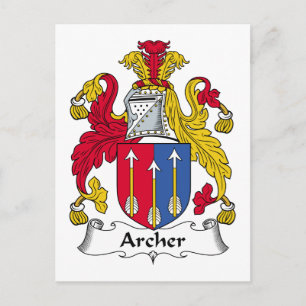 Archer Family Crest Briefkaart