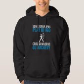 Archer Funny Cool Grandpas Go boogschieten Vaders  Hoodie (Voorkant)